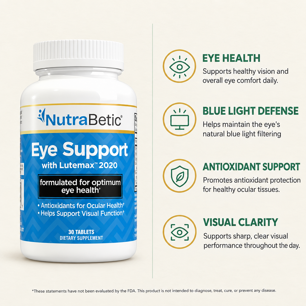 NutraBetic Eye Support with Lutemax 2020 Tablets 30ct — view 2
