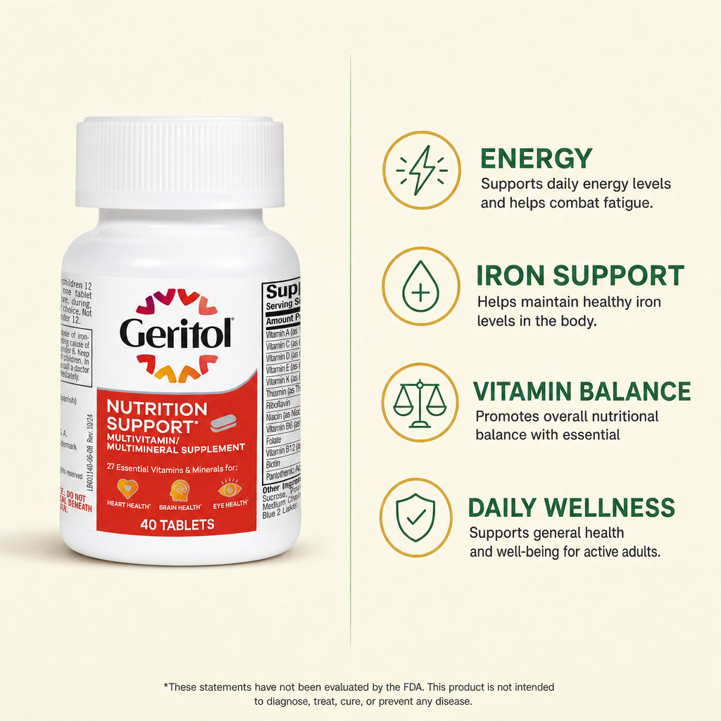 Geritol Multivitamin Tablets 40ct — view 2