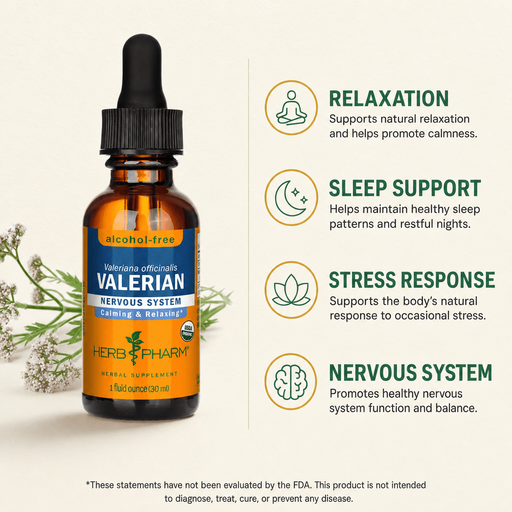 Herb Pharm Valerian Root Liquid Extract 1oz — view 2