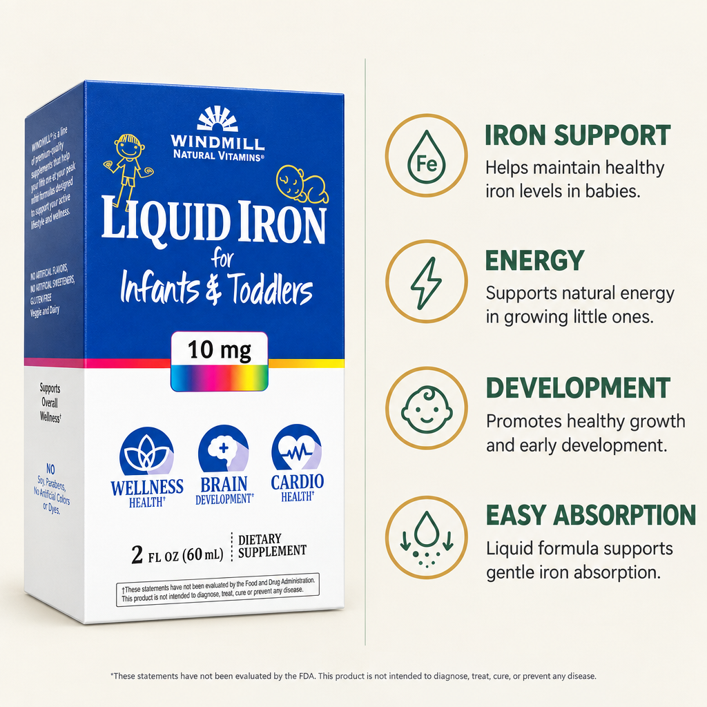 Windmill Liquid Iron for Infants & Toddlers Liquid 2oz — view 2