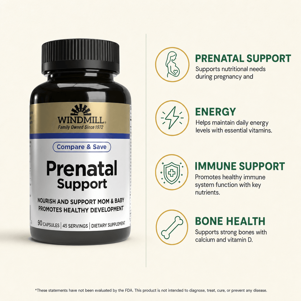 Windmill Prenatal Support Multivitamin Capsules 90ct — view 2