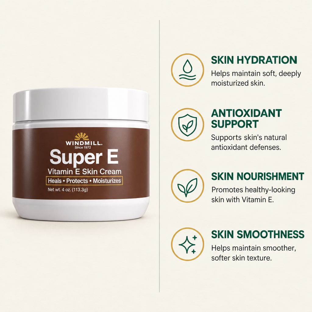 Windmill Super E Vitamin E Skin Cream 4 oz — view 2