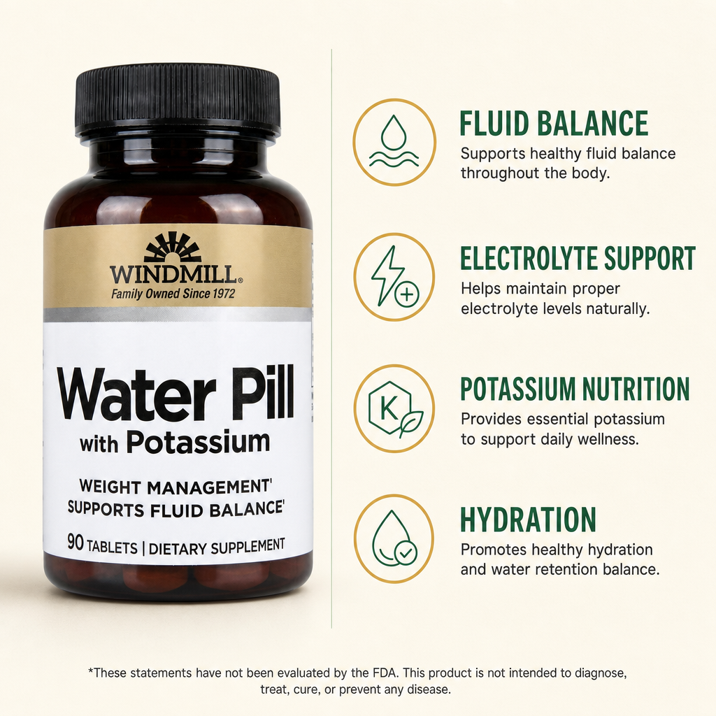 Windmill Water Balance Formula with Potassium Support Tablets 90ct — view 2
