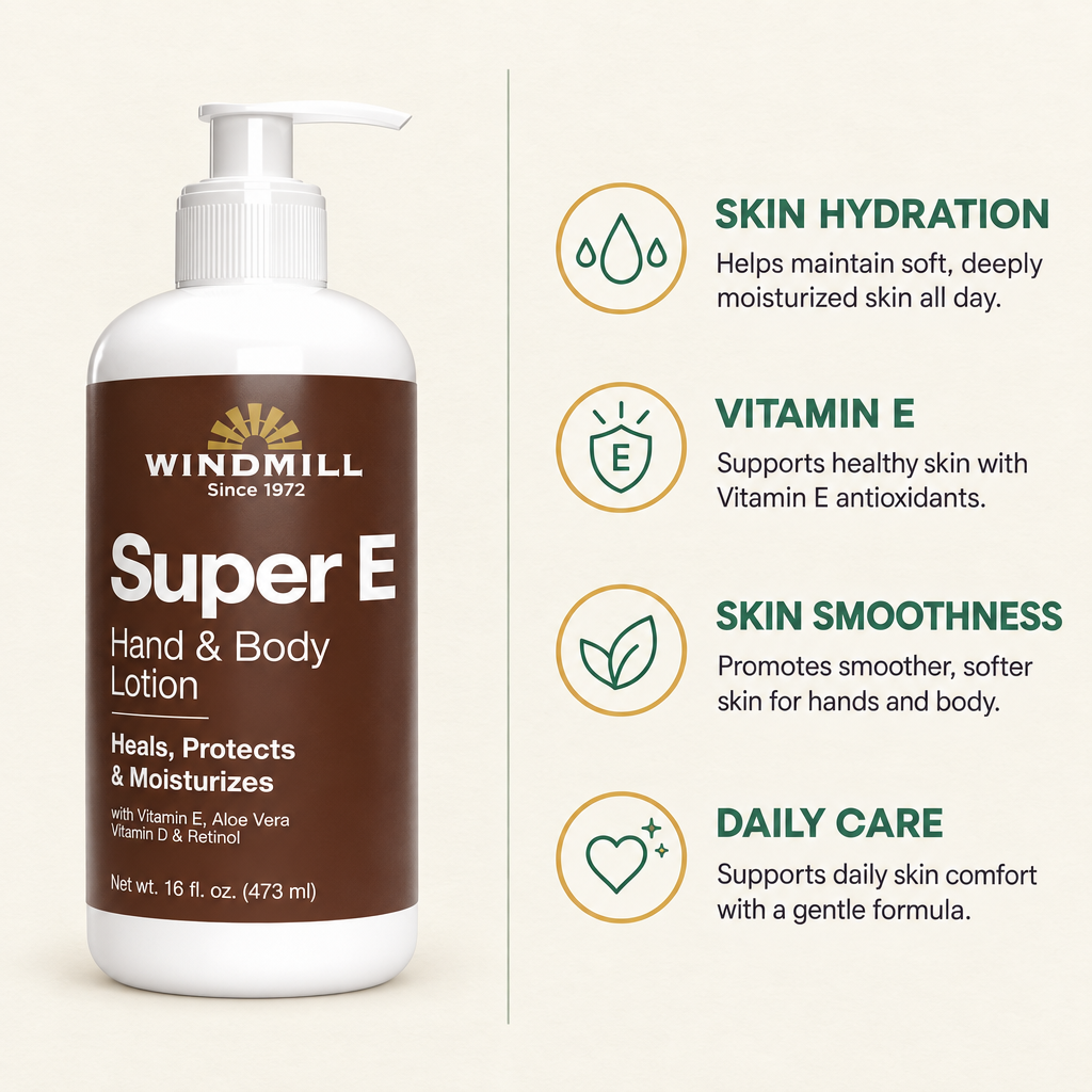 Windmill Super E Hand & Body Lotion 16 fl oz — view 2