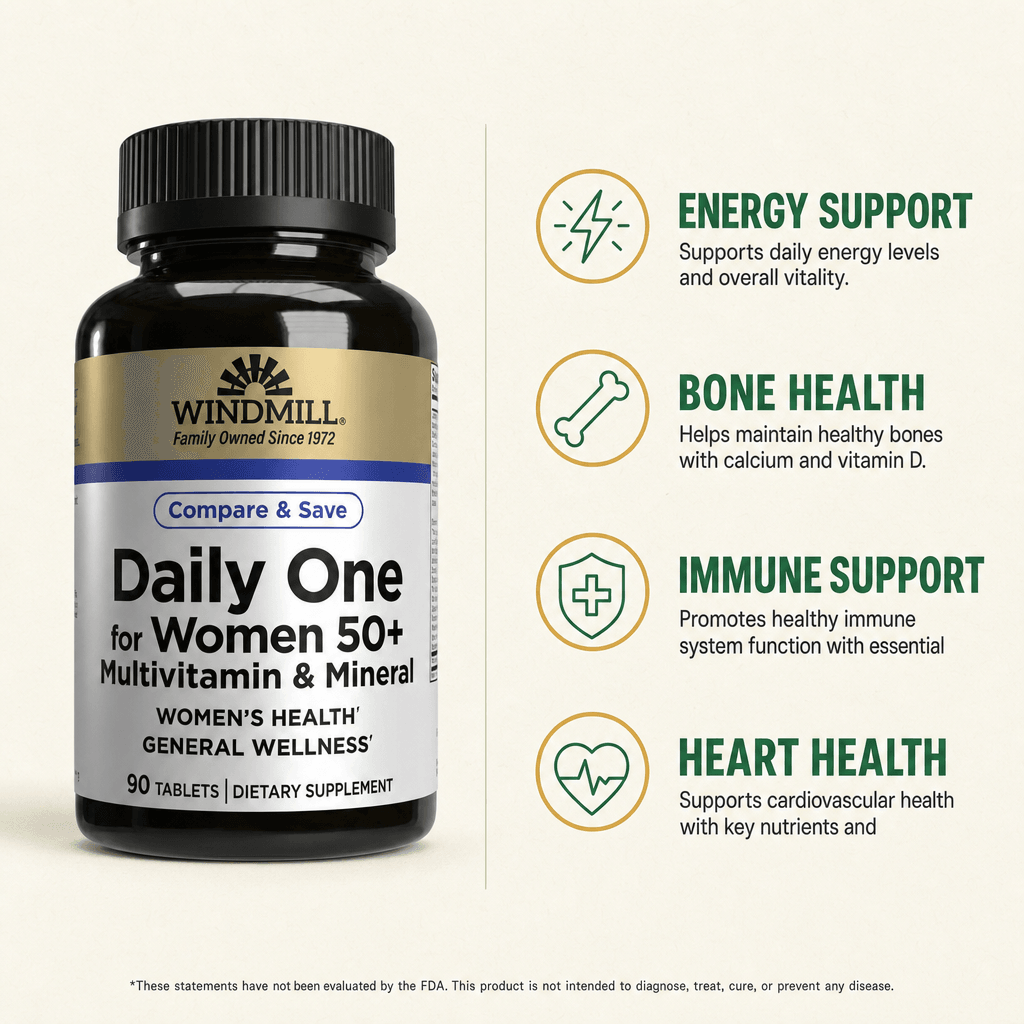 Windmill Daily One For Women 50+ Multivitamin Tablets 90ct — view 2