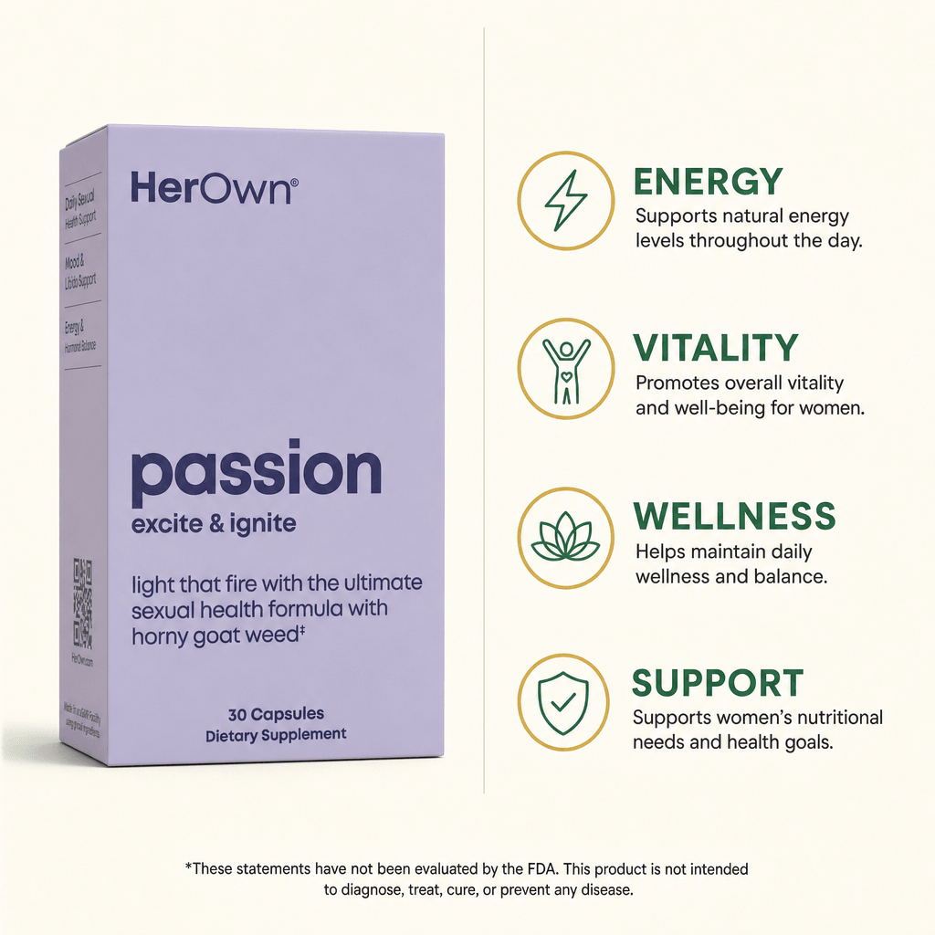 Her Own Passion Women's Vitality Support Capsules 30ct — view 2
