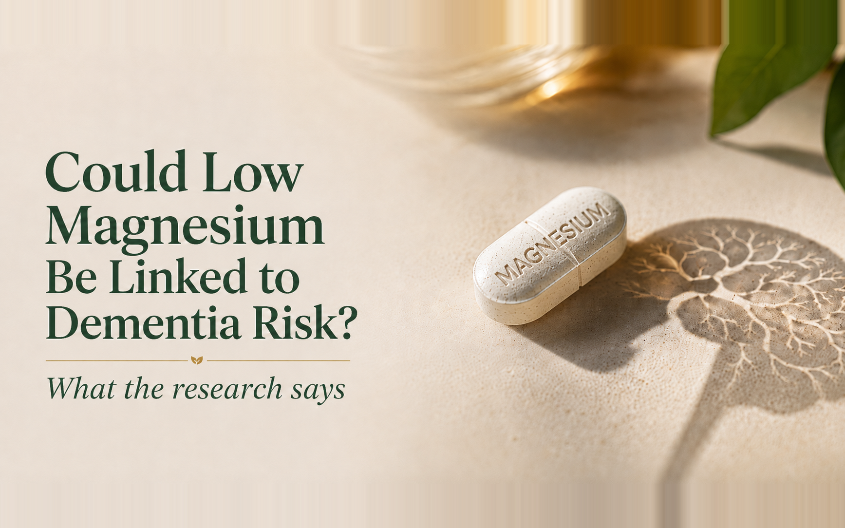 Could Low Magnesium Be Linked to Dementia Risk? What the Research Actually Shows
