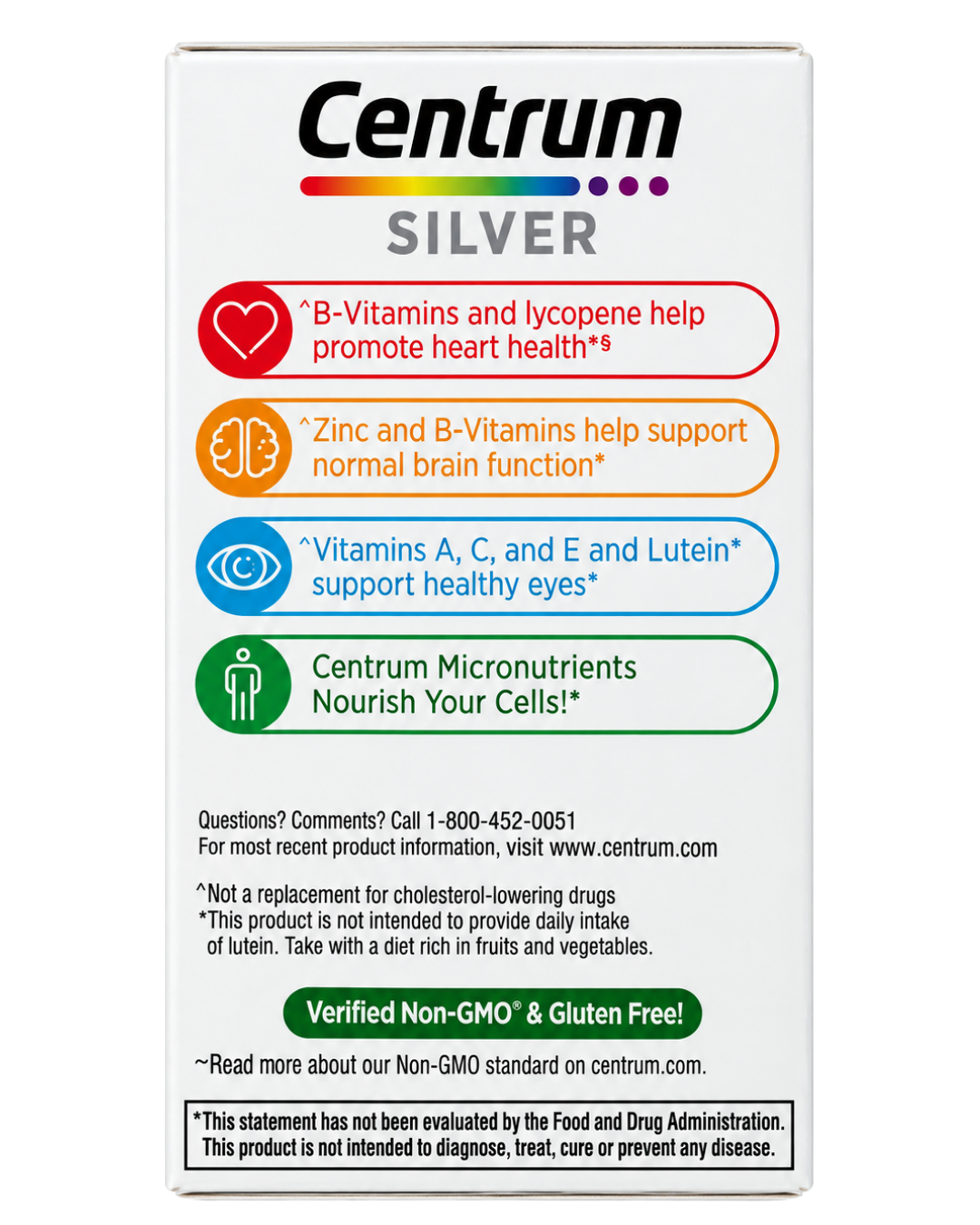 Centrum Silver Adults 50+ Complete Multivitamin Tablets 125ct — view 3
