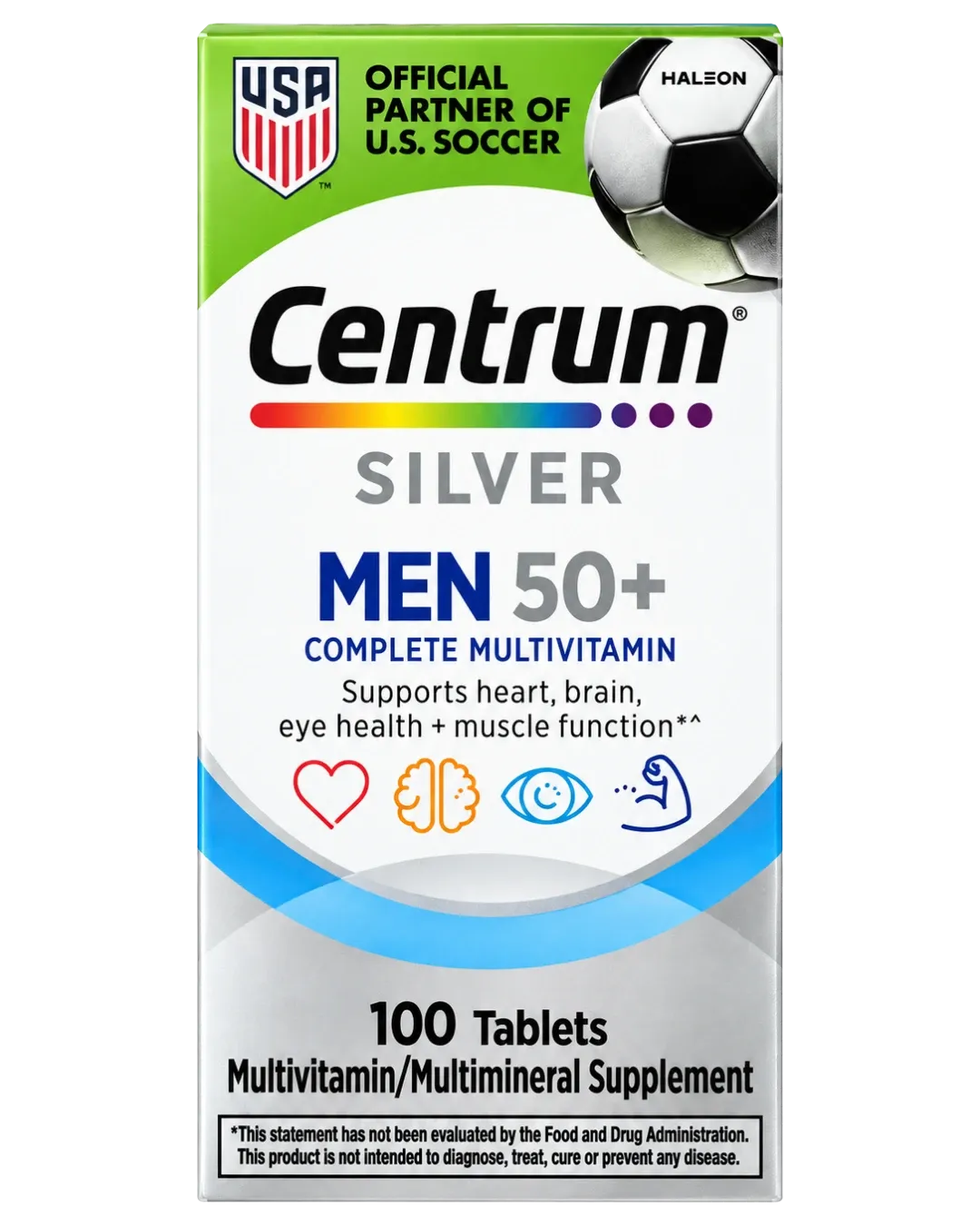 Centrum Silver Men 50+ Complete Multivitamin Tablets 100ct - Image 1 of 4
