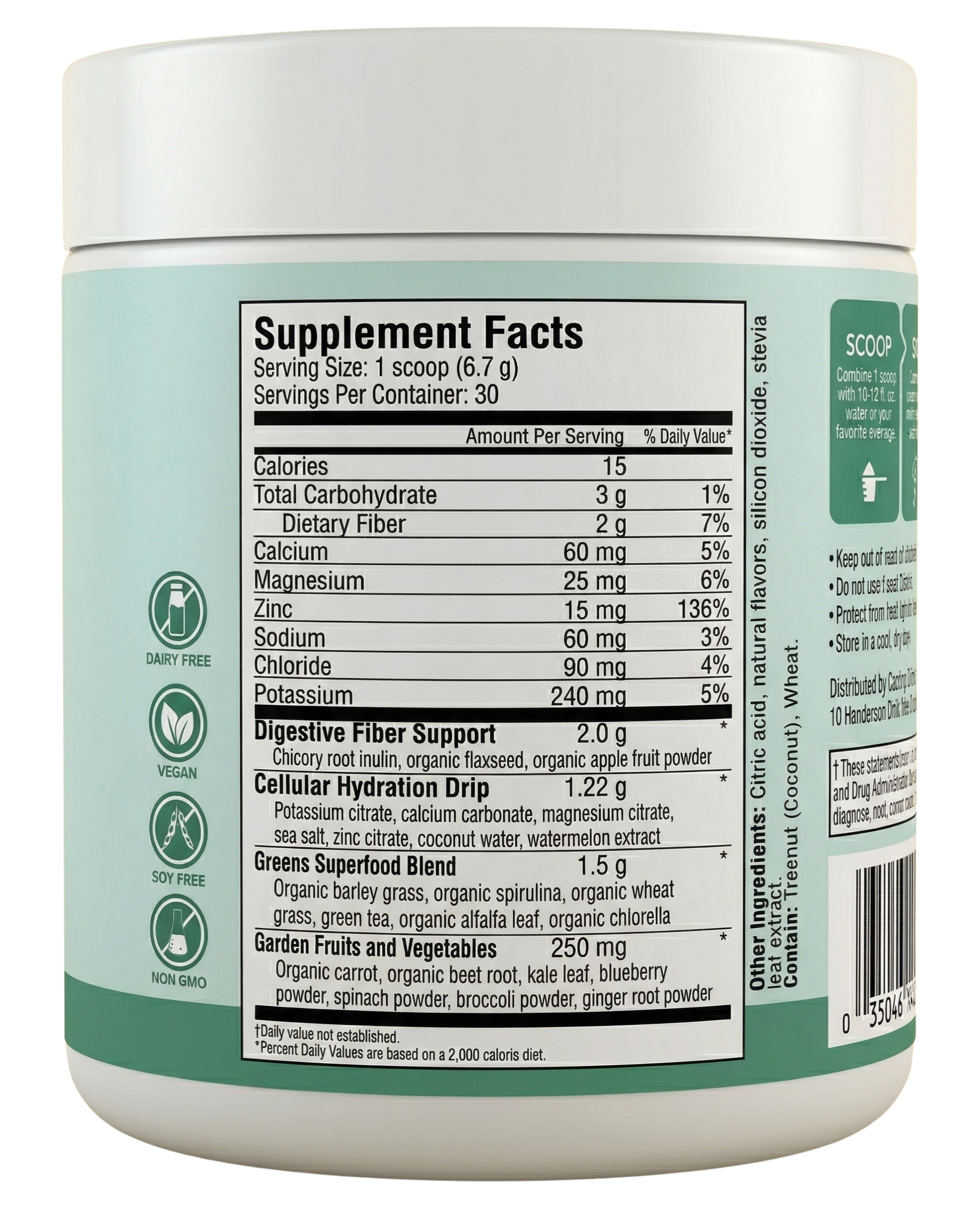 Country Farms Refresher Drink Mix Mint Mojito Powder 7.09 oz — view 4