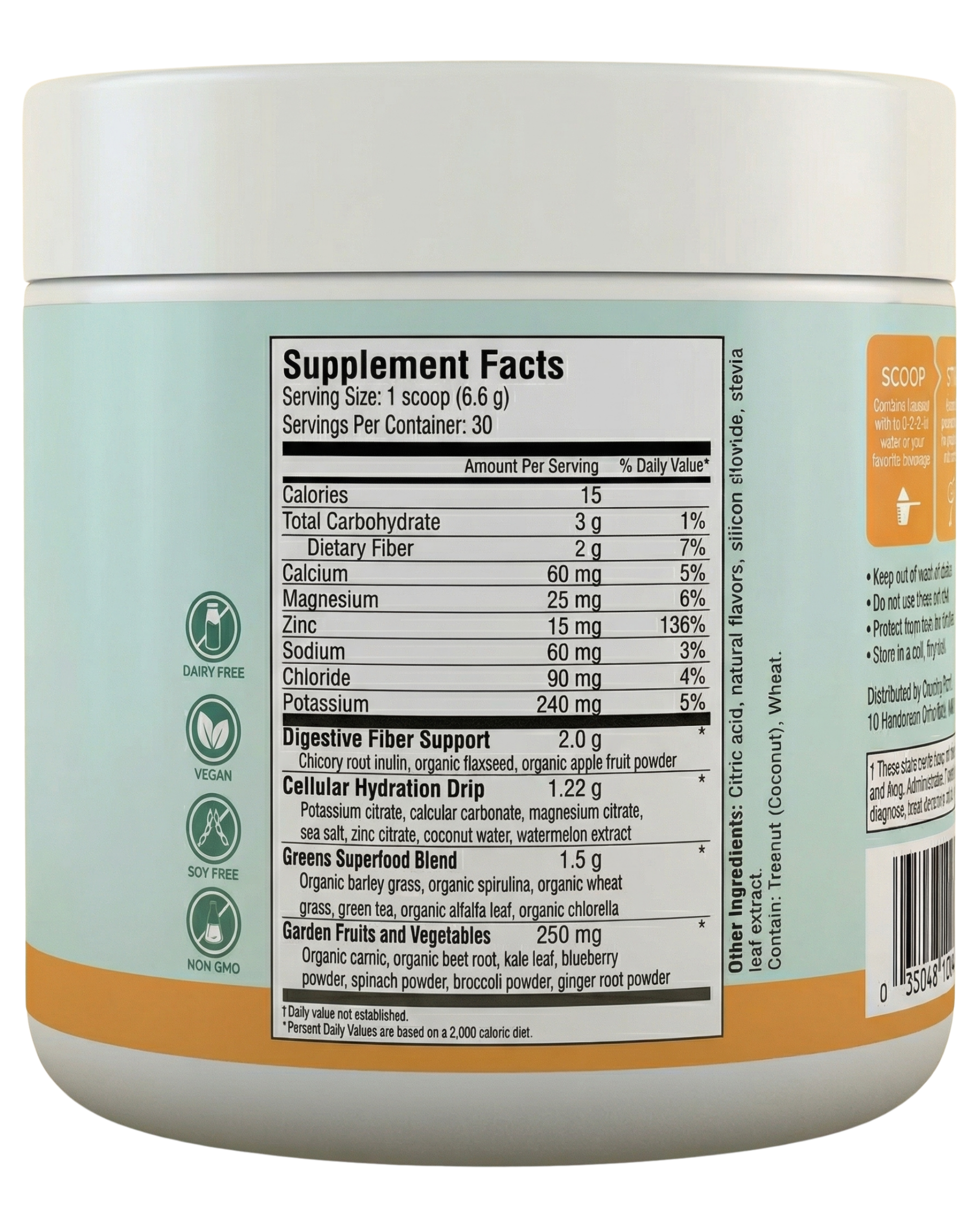 Country Farms Refresher Drink Mix Pina Colada Powder 6.98 oz — view 4