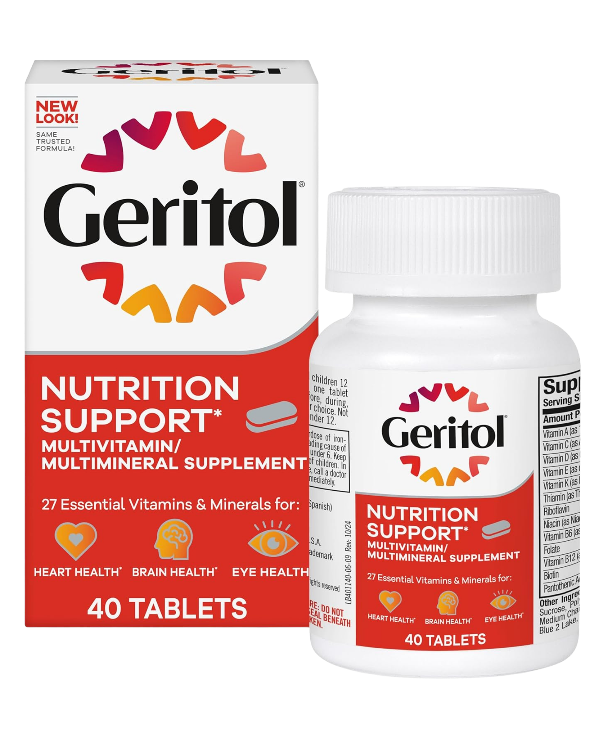 Geritol Multivitamin Tablets 40ct