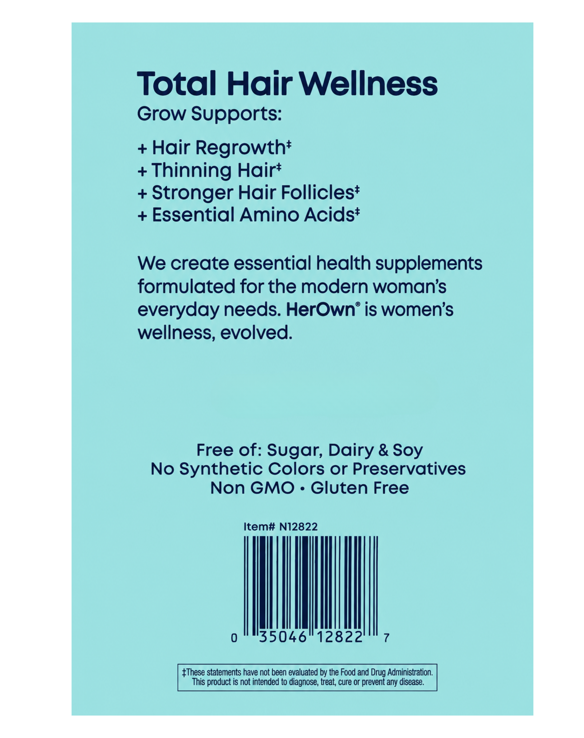HerOwn Grow Total Hair Wellness Keratin Capsules 60ct — view 4