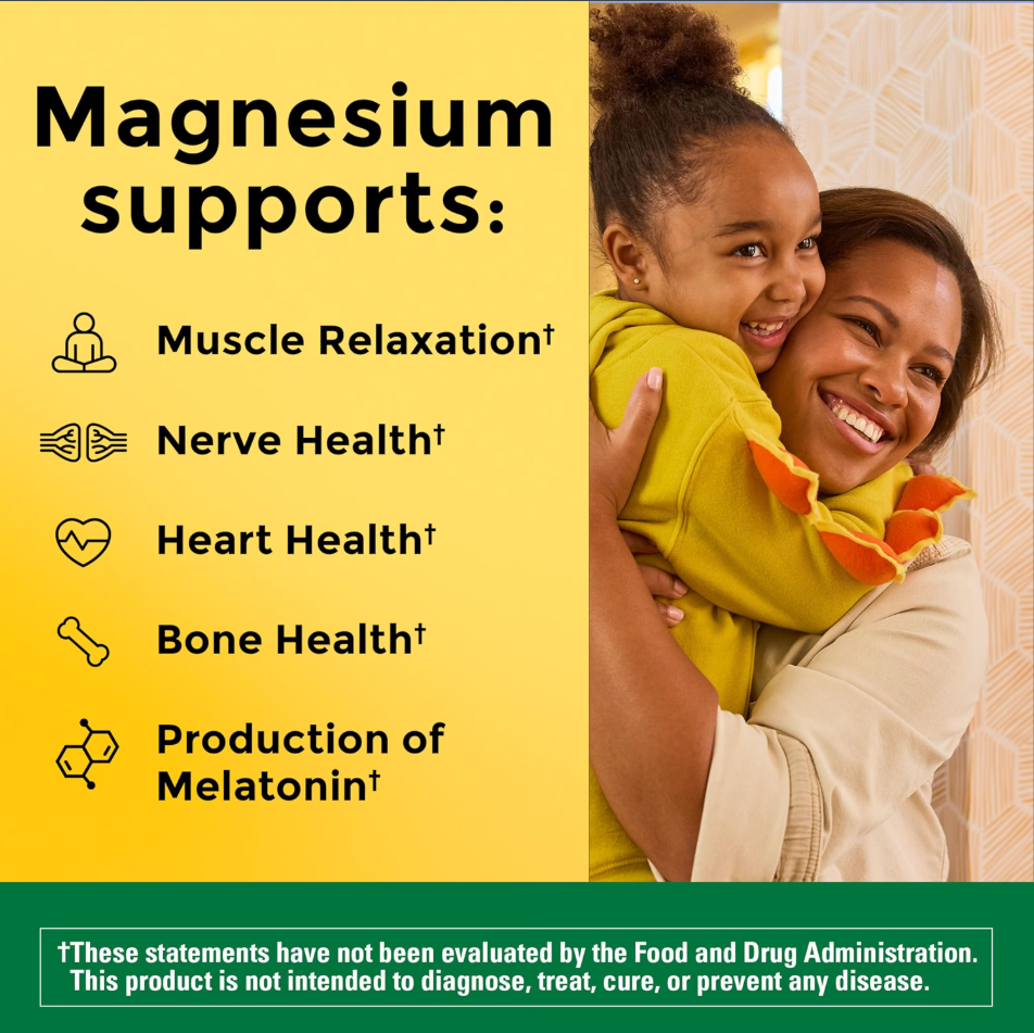 Nature Made High Absorption Magnesium Glycinate 200mg Capsules 60ct — view 3