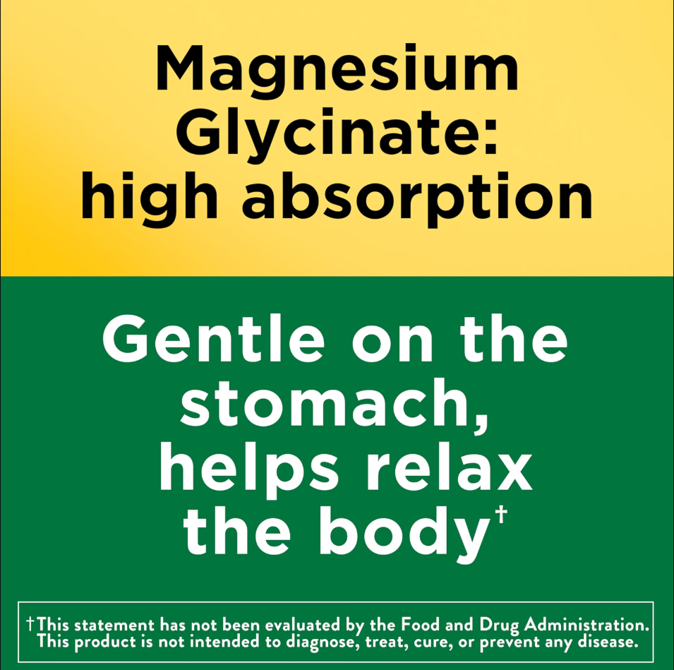 Nature Made High Absorption Magnesium Glycinate 200mg Capsules 60ct — view 5