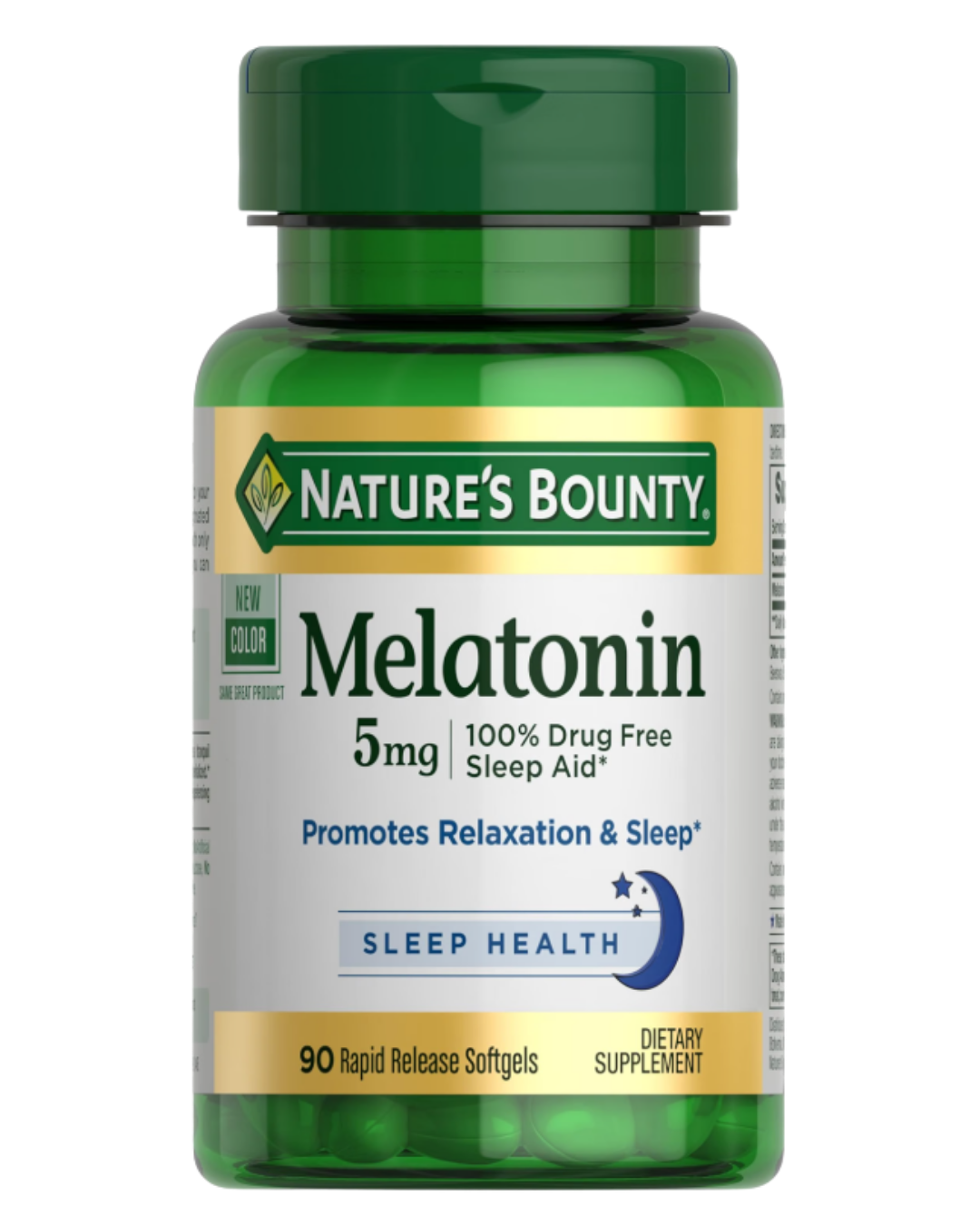 Nature's Bounty Melatonin 5mg Rapid Release Softgels 90ct