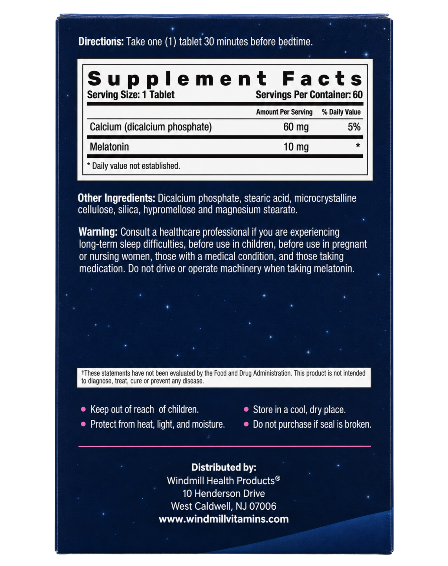 Sleep Soundly Melatonin Controlled Release Tablets 60ct — view 3