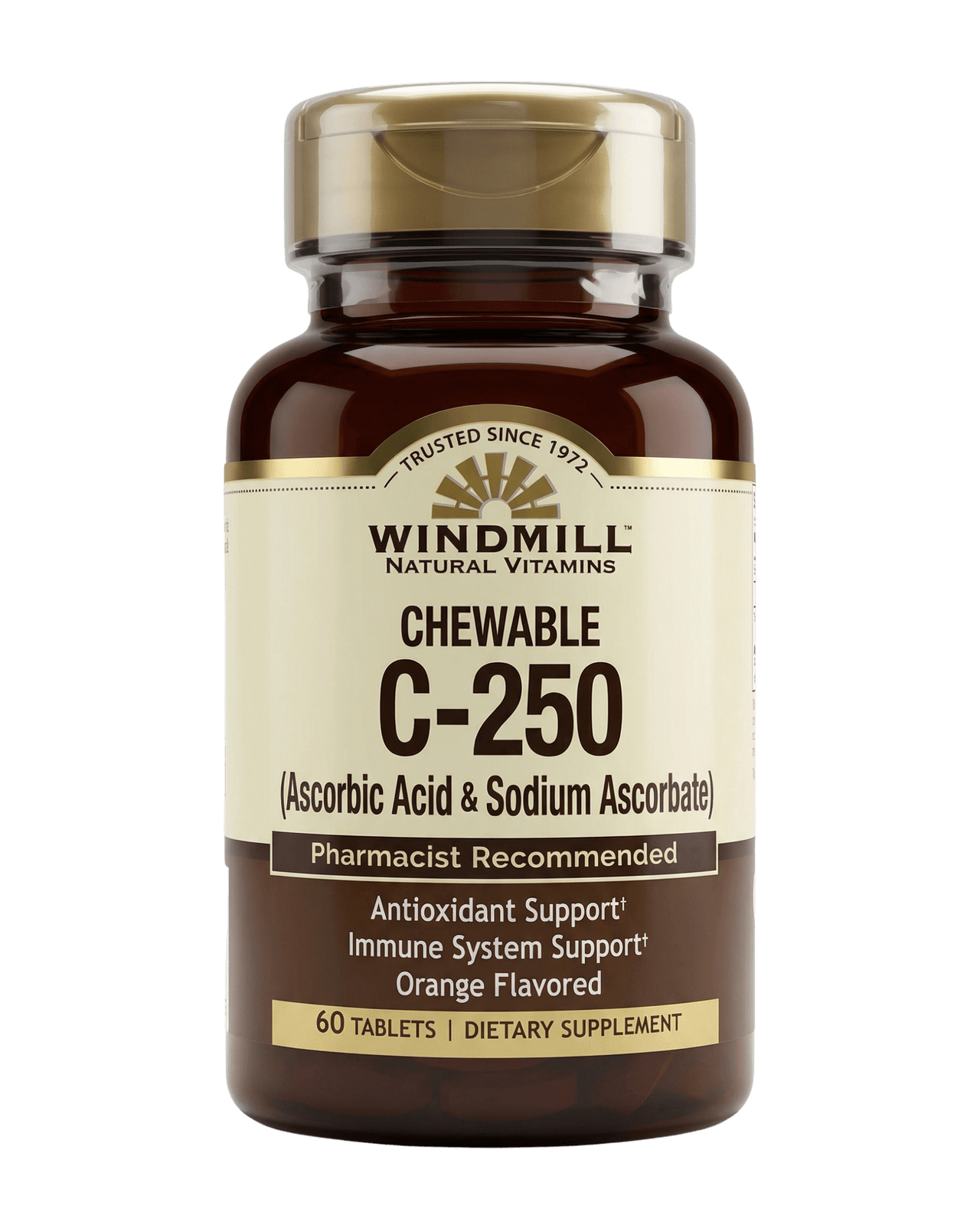 Windmill Vitamin C 250mg Chewable Tablets 60ct - Image 1 of 4