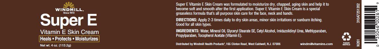 Windmill Super E Vitamin E Skin Cream 4 oz — view 2