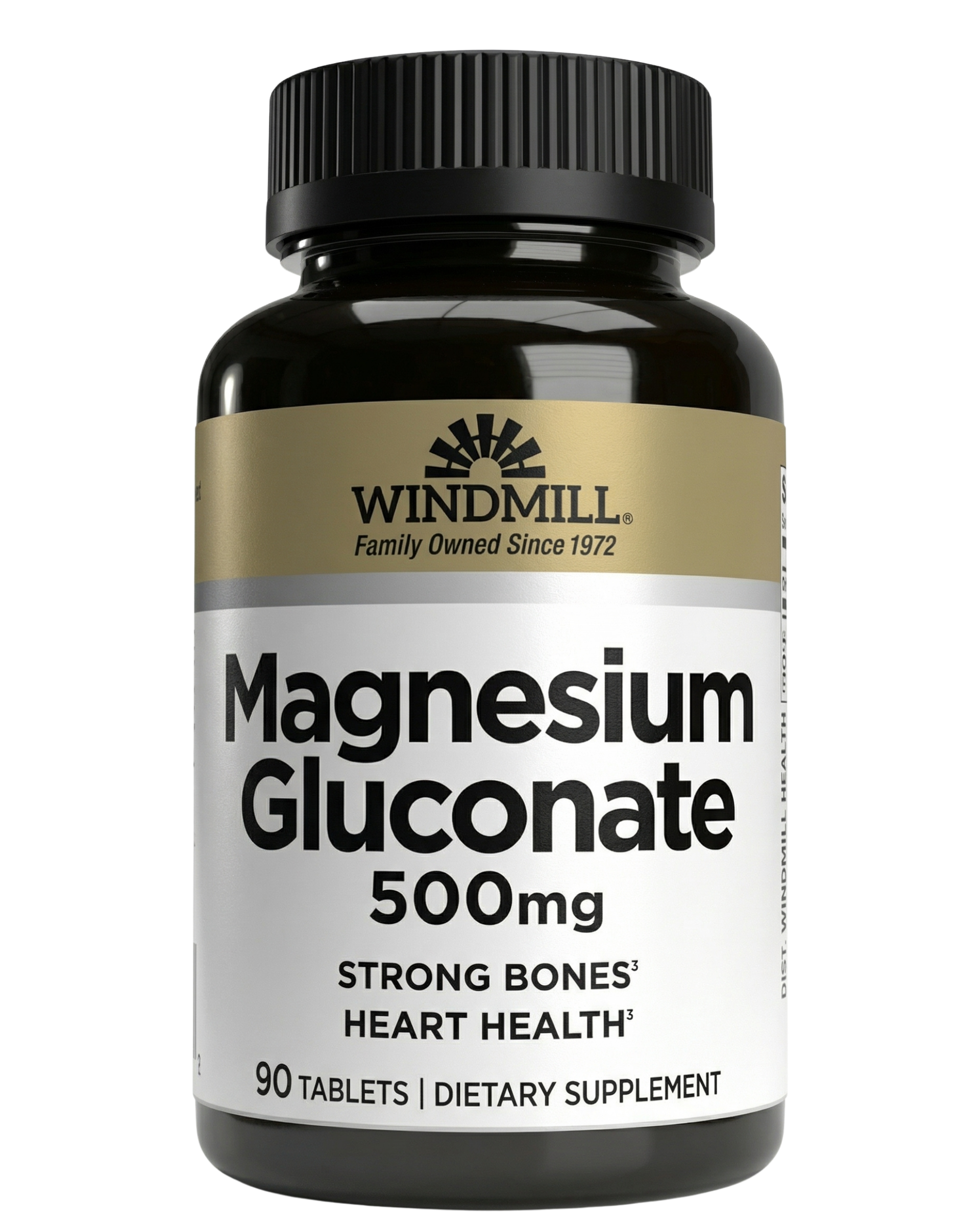 Magnesium Gluconate 500mg Gentle Formula Tablets 90ct - Image 1 of 4