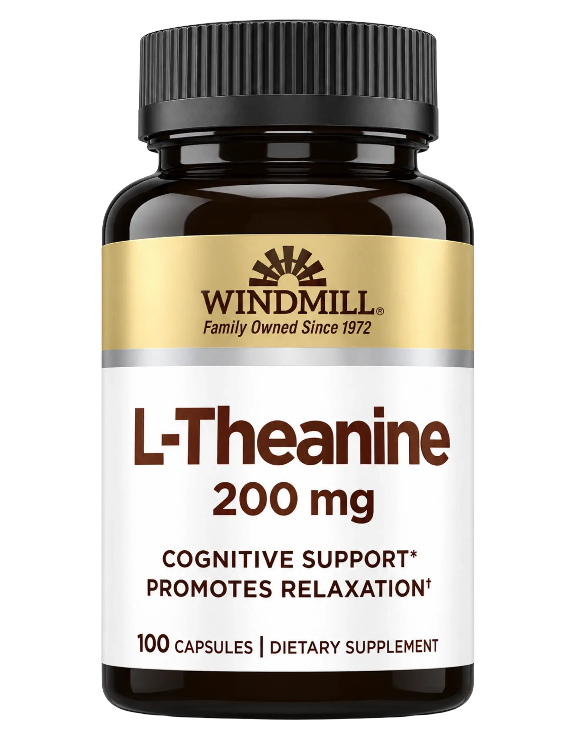 Windmill L-Theanine 200mg Capsules 100ct — view 1