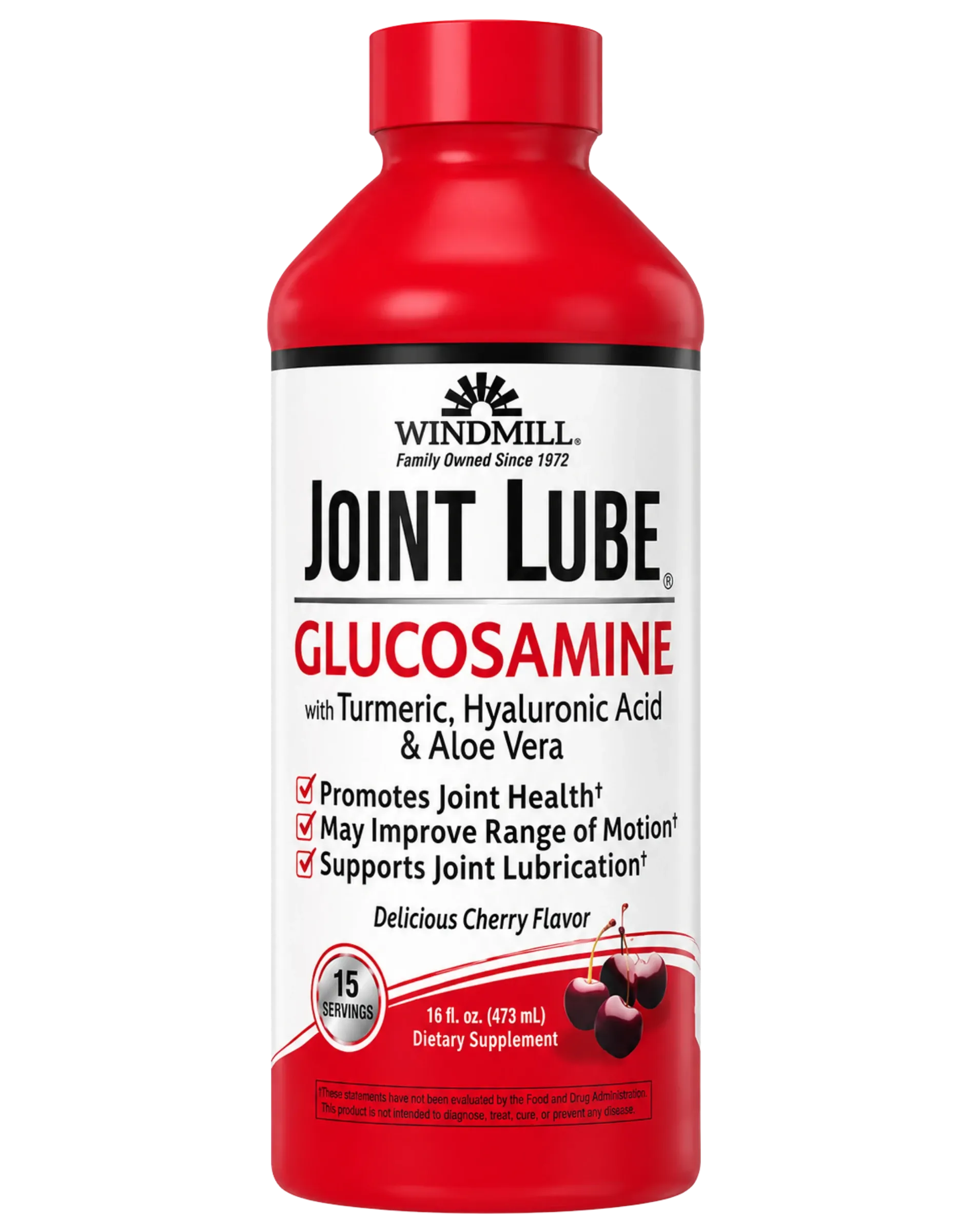 Windmill Joint Lube Glucosamine with Turmeric, Hyaluronic Acid & Aloe Vera Liquid 16oz - Image 1 of 3