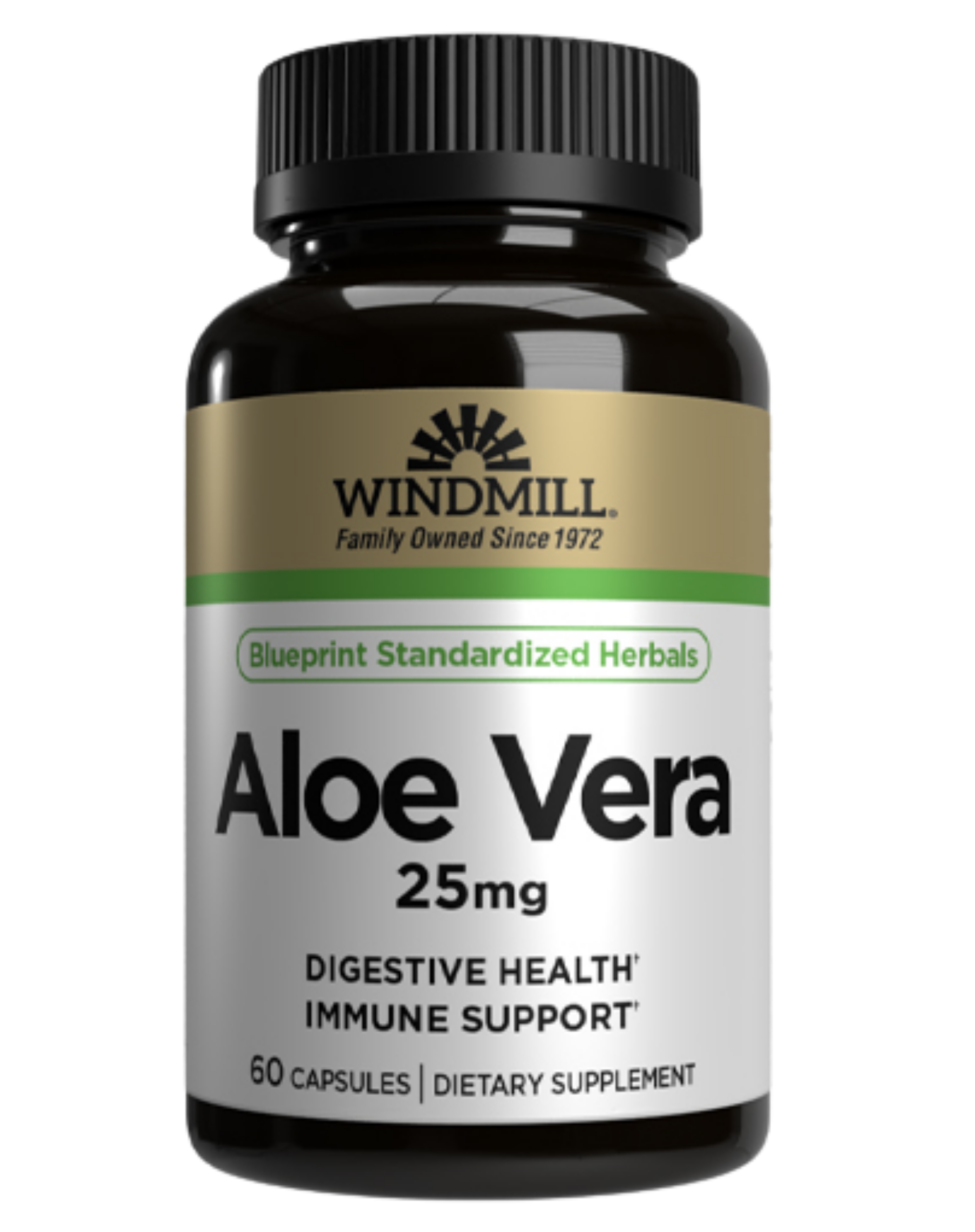 Windmill Aloe Vera 25mg Digestive Health & Immune Support Capsules 60ct - Image 1 of 3