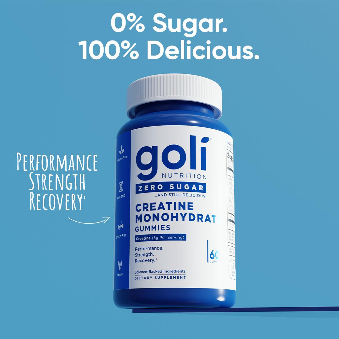 Goli Zero Sugar Creatine Monohydrate Gummies 60ct — view 5