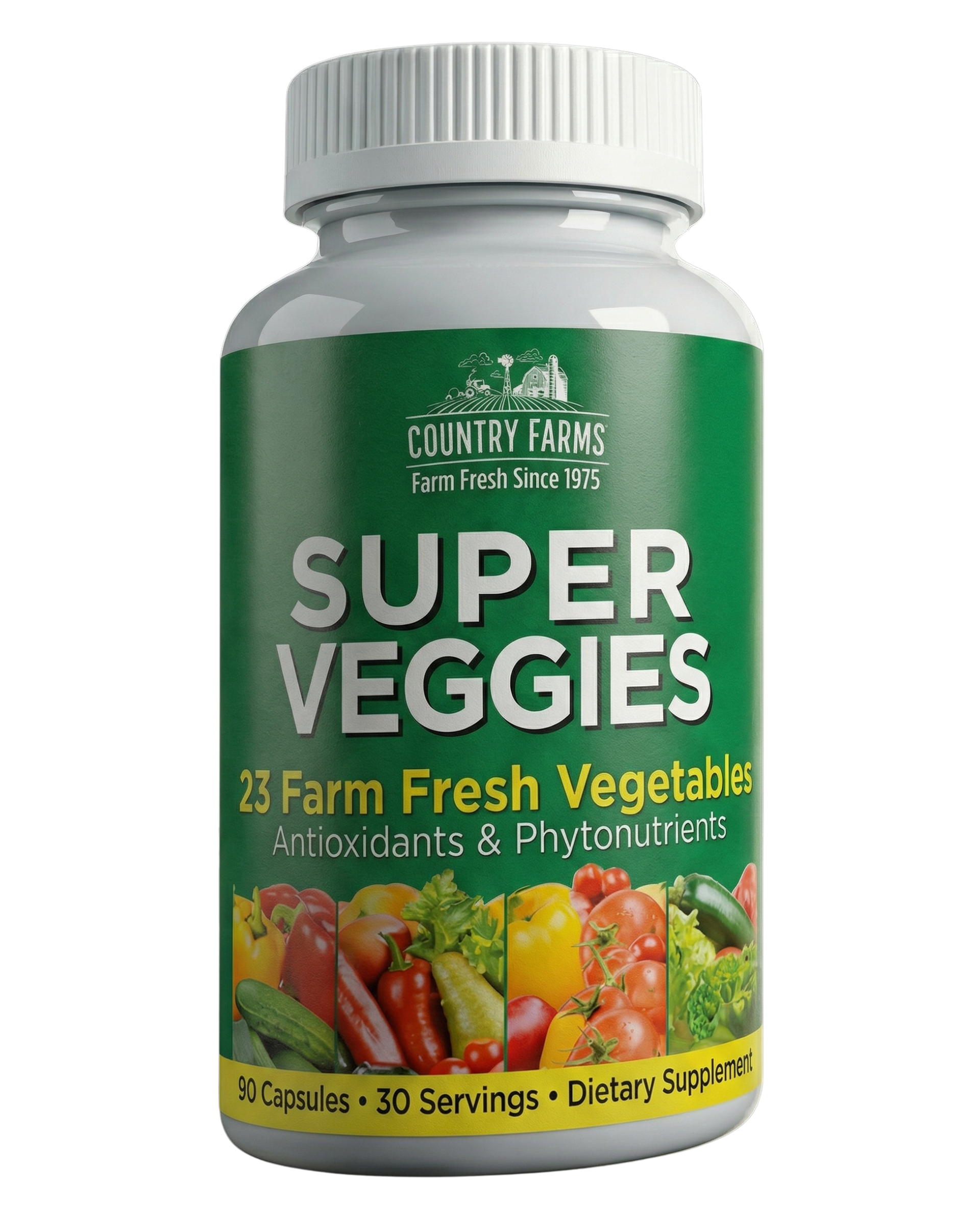 Country Farms Super Fruits & Veggies Capsules 90ct — view 4