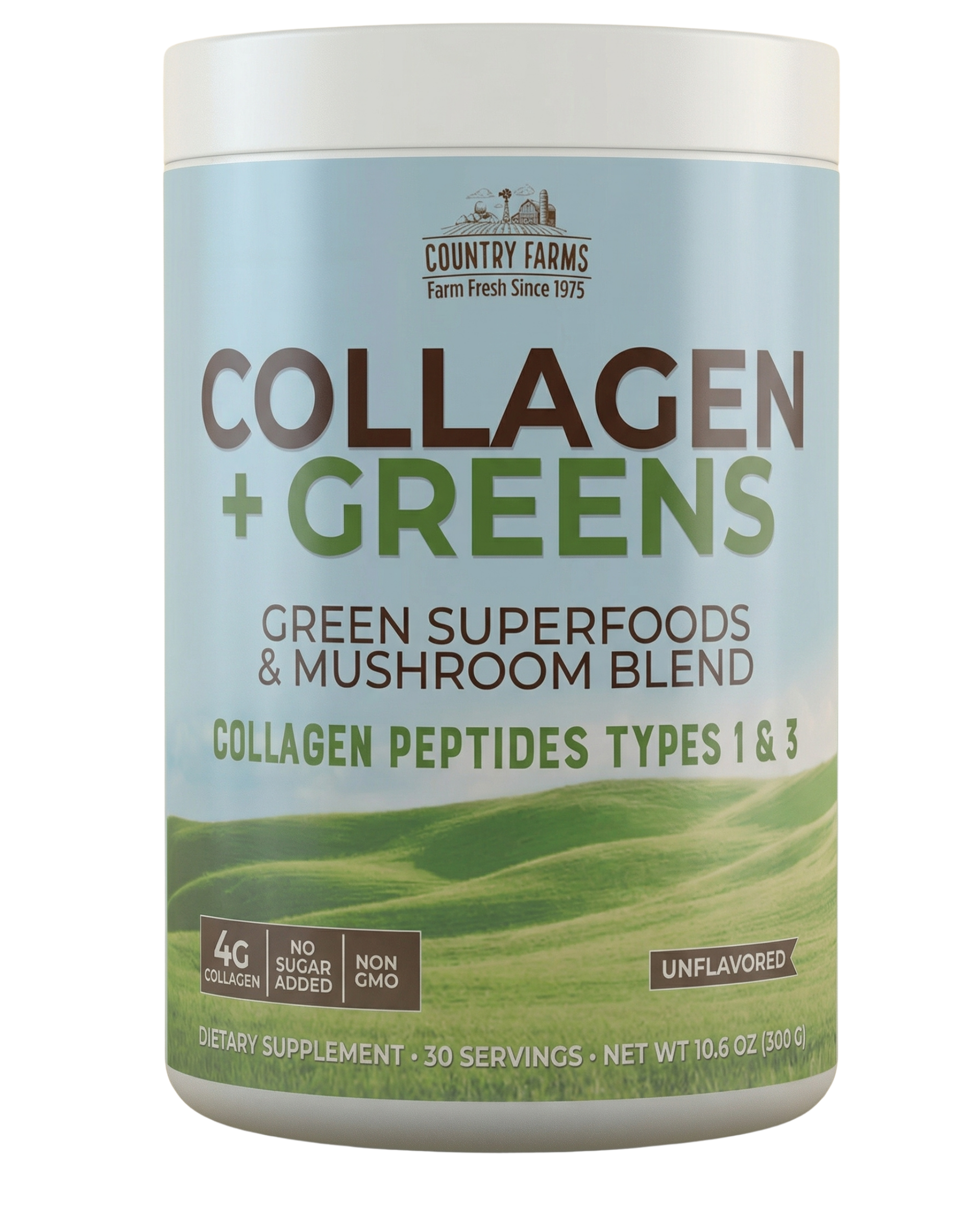 Collagen + Greens Powder Skin & Wellness Support