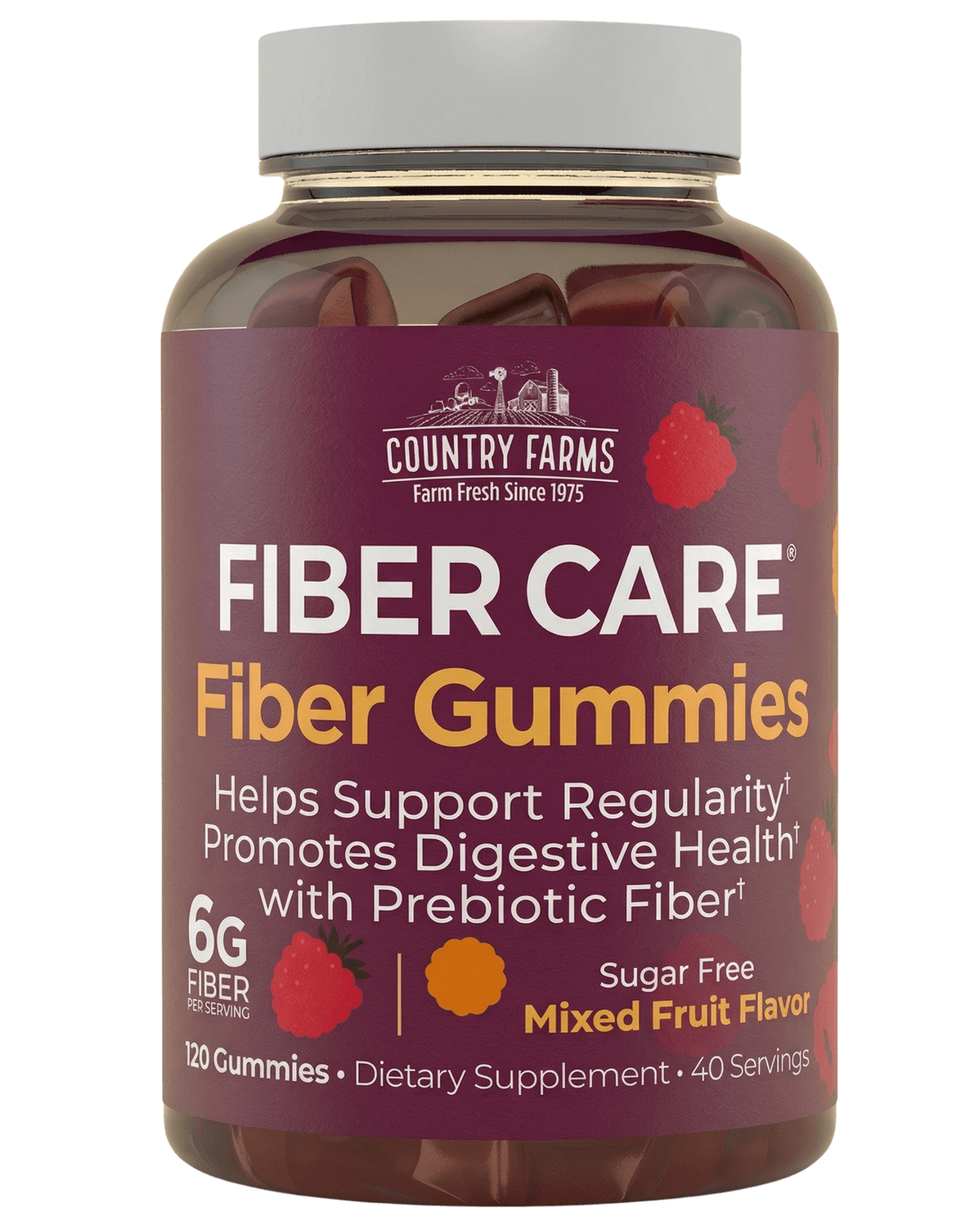 Country Farms Fiber Care Prebiotic Gummies 120ct