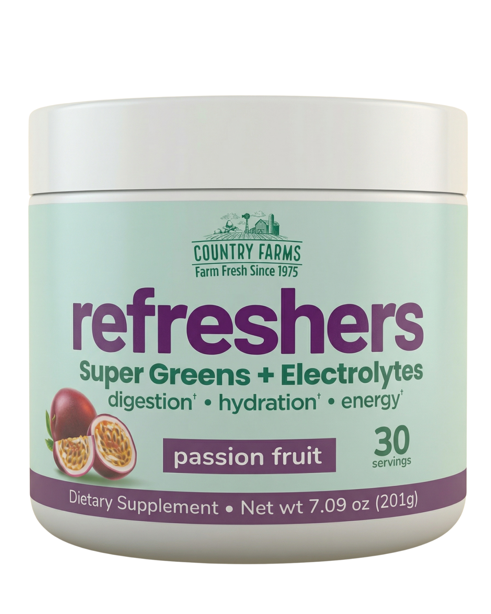 Refresher Drink Mix Passion Fruit Flavor Hydration Support - Image 1 of 3