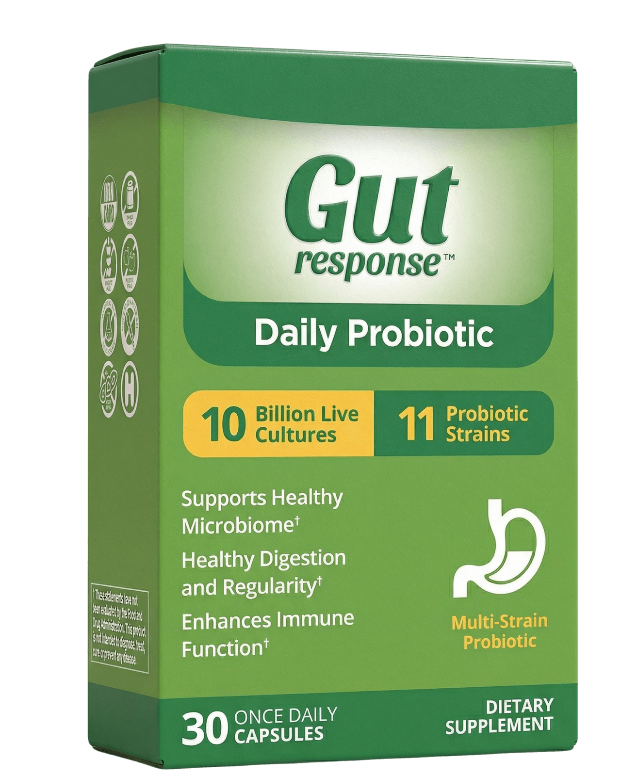 Gut Response Daily Probiotic Capsules 30ct