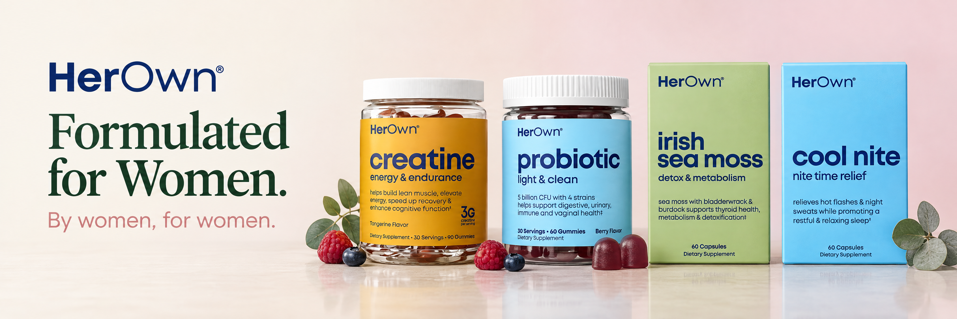 HerOwn — wellness formulated for women, by women