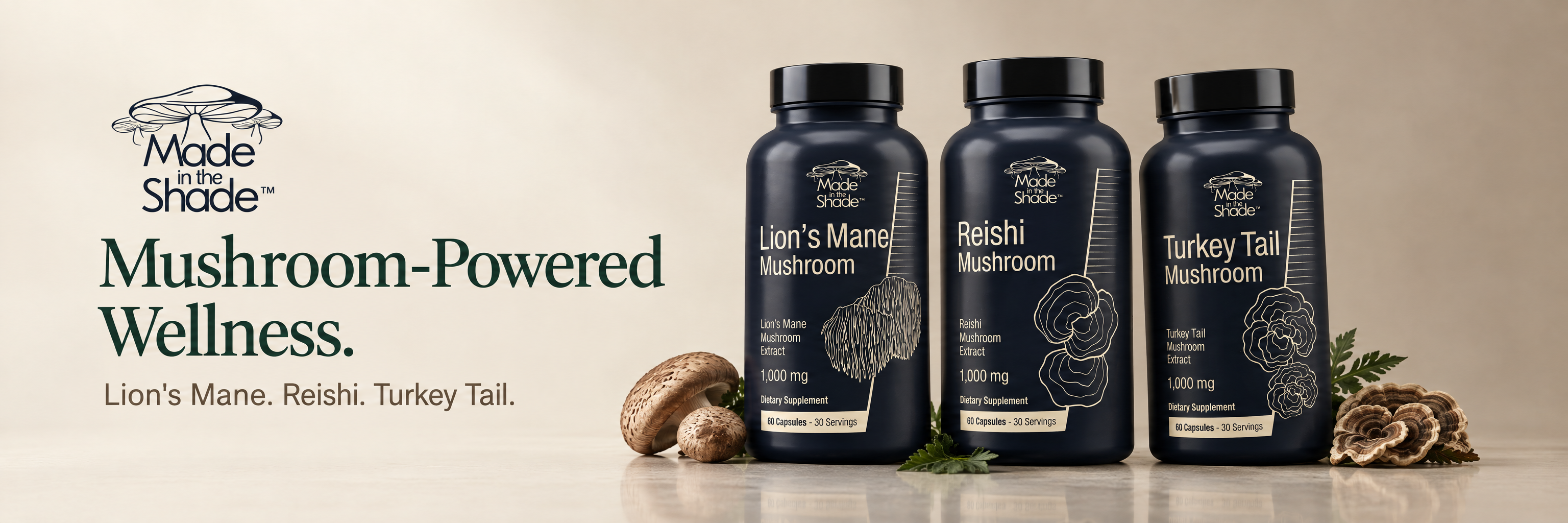 Made in the Shade — mushroom-powered wellness