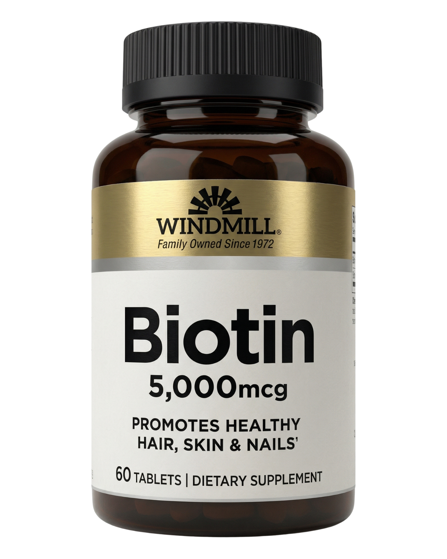 Biotin 5000mcg Hair & Skin Support - Image 1 of 2