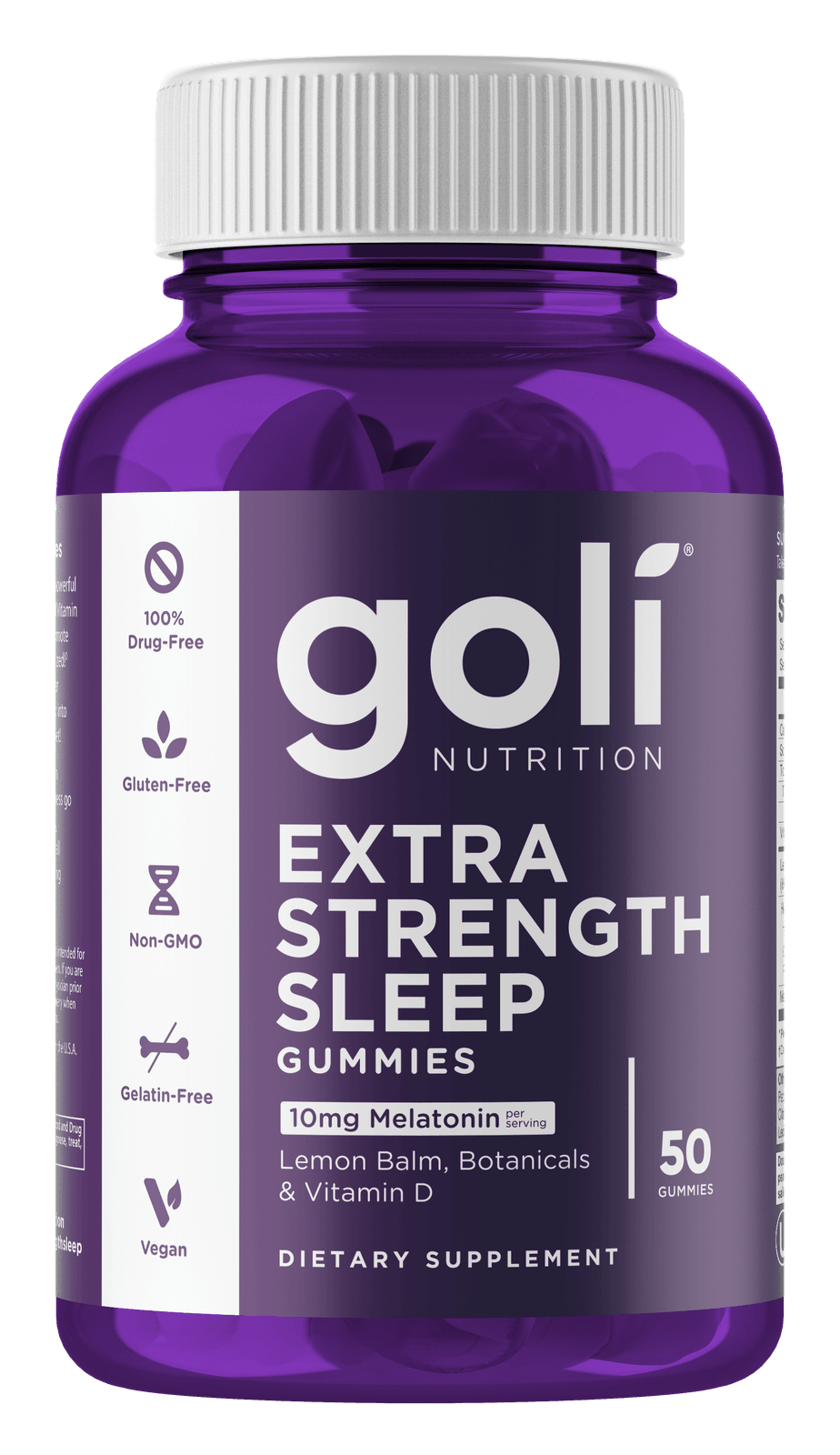 Goli Extra-Strength Sleep 10mg Melatonin Gummies 50ct