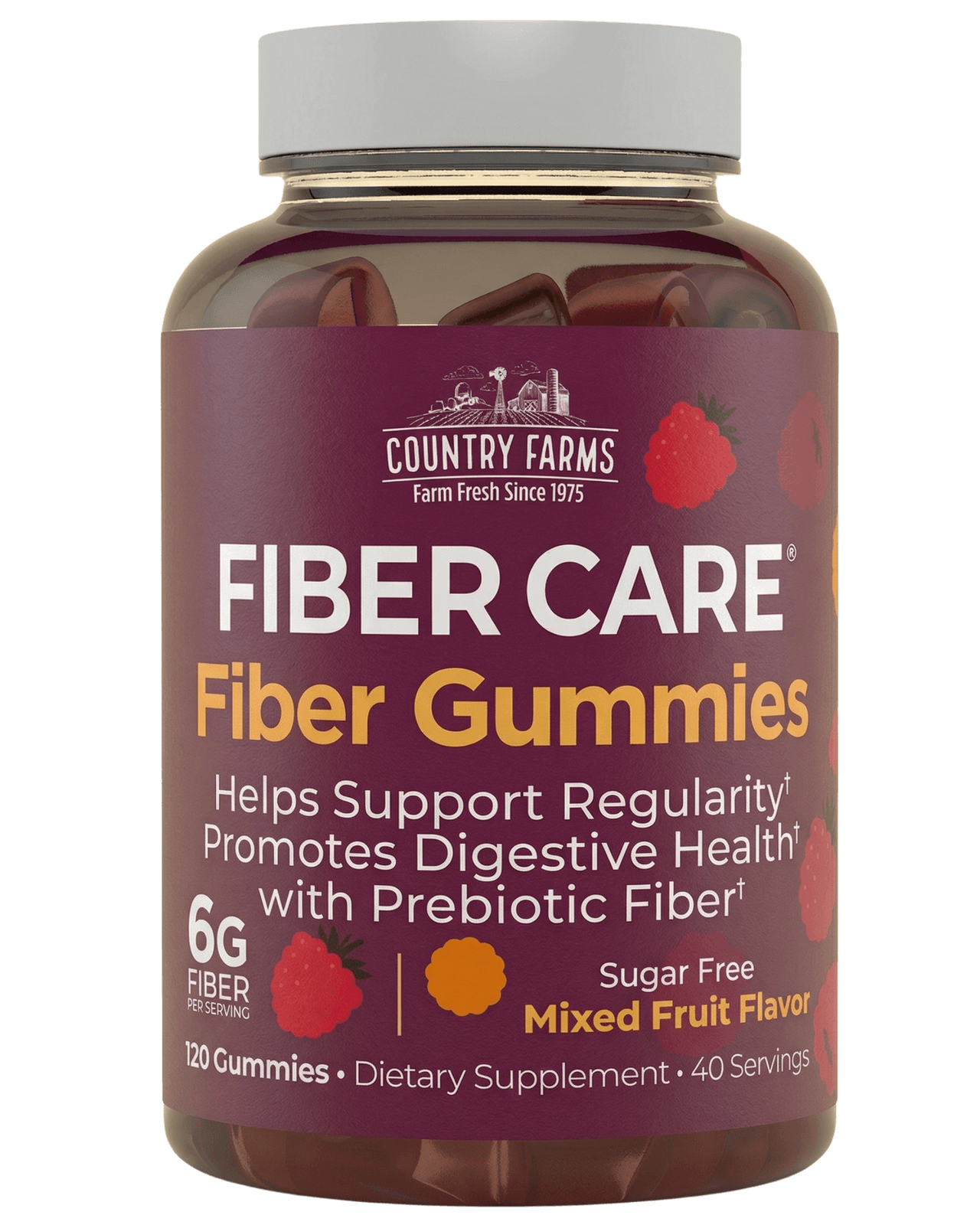 Country Farms Fiber Care Prebiotic Gummies 120ct