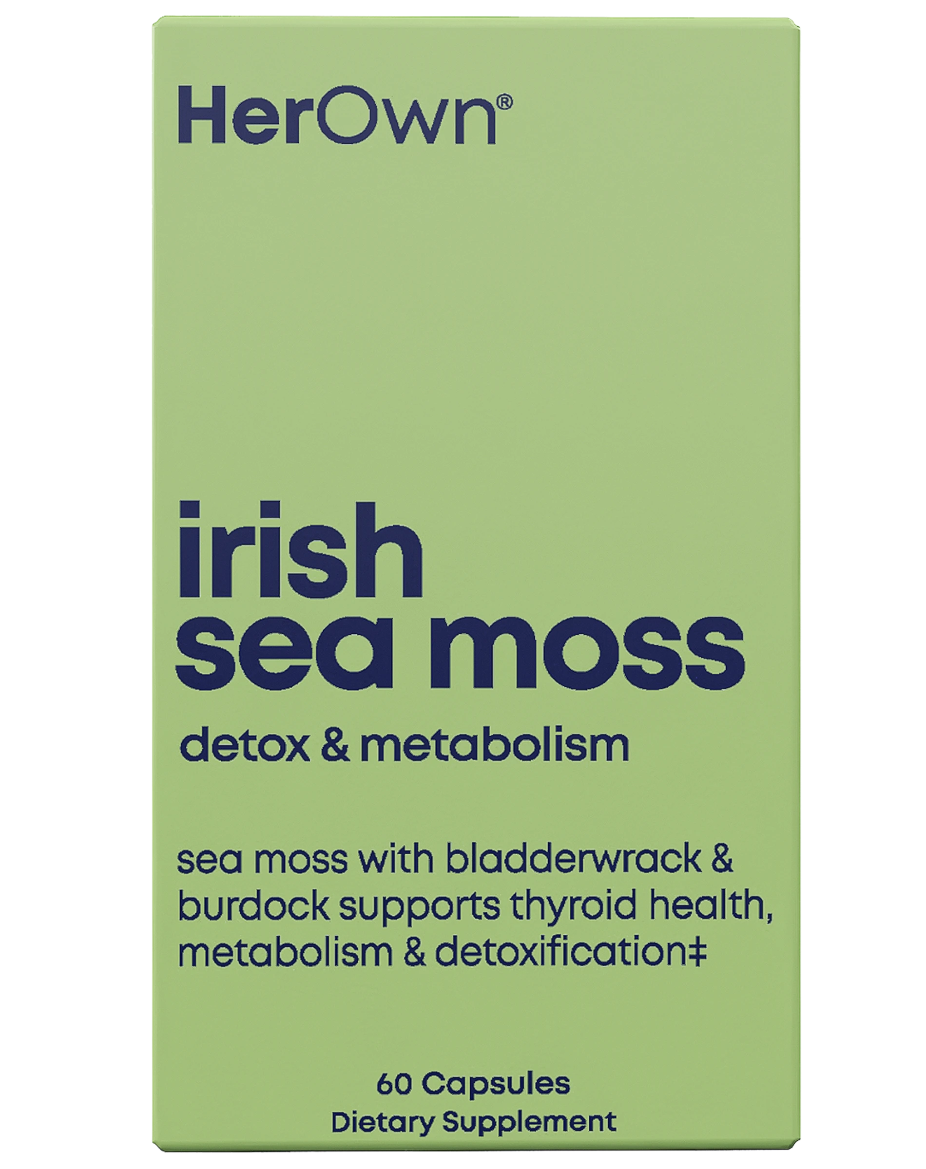 Her Own Irish Sea Moss Detox & Metabolism Capsules 60ct