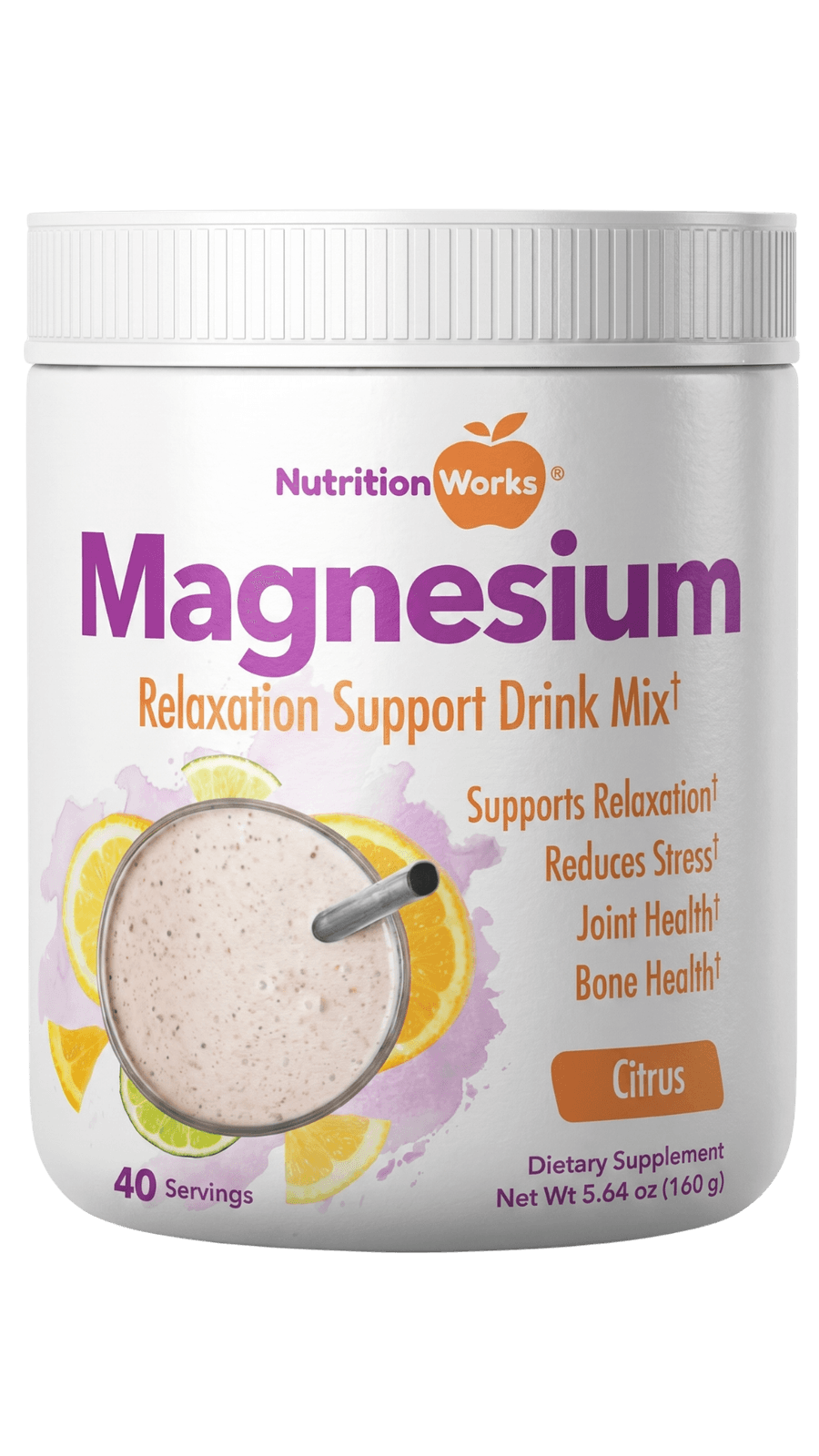 NutritionWorks Magnesium Drink Mix 5.6oz