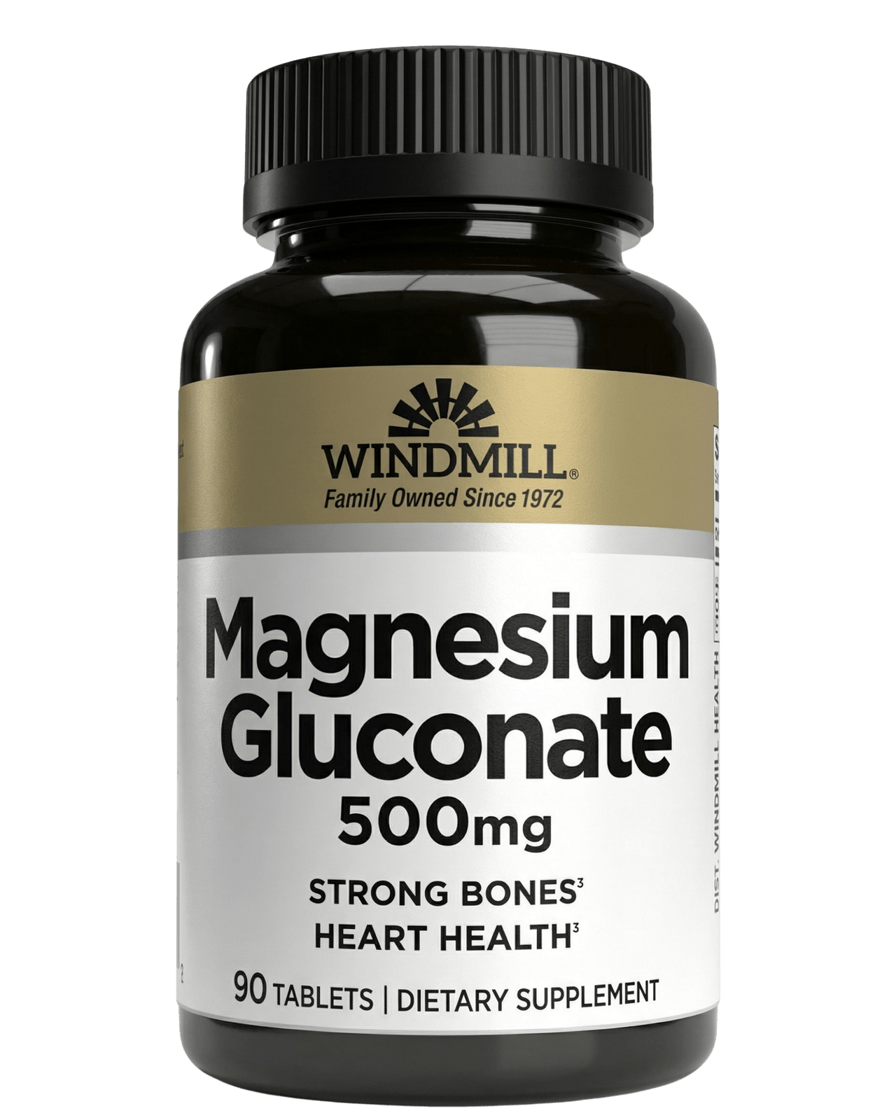 Magnesium Gluconate 500mg Gentle Formula Tablets 90ct